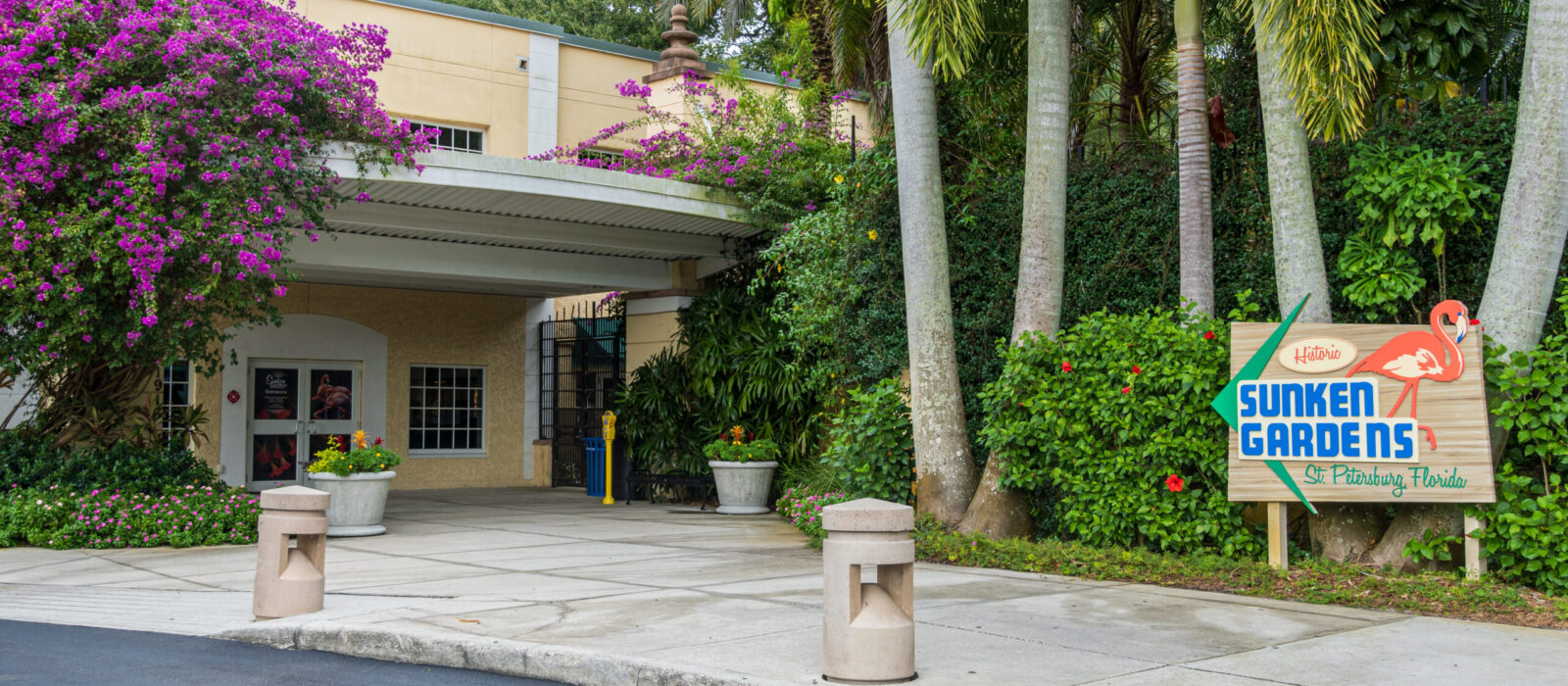 Entrance to the Sunken Gardens - St. Petersburg, Florida, USA