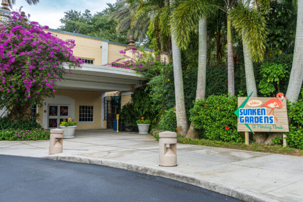 Entrance to the Sunken Gardens - St. Petersburg, Florida, USA