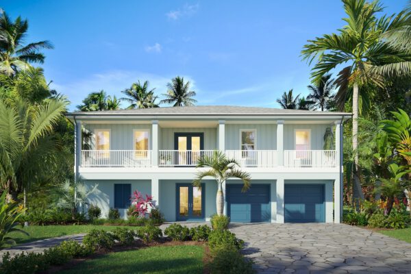 New Elevated Luxury Home in Pinellas County, Florida, the Oslo Model | WinWay Homes
