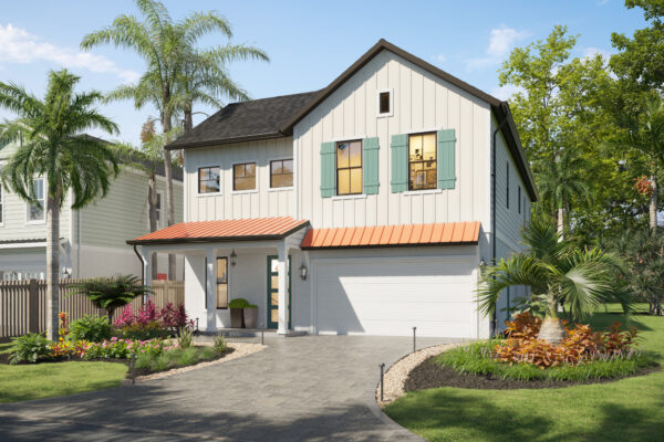 Geneva home elevation, 3 bedroom, 2 bathroom
