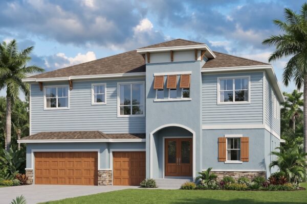 Berlin home elevation, 4 bedroom, 4 bathroom