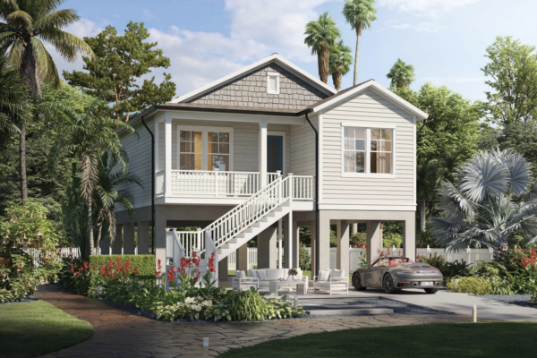 Phoenix home elevation, 3 bedroom, 2 bathroom